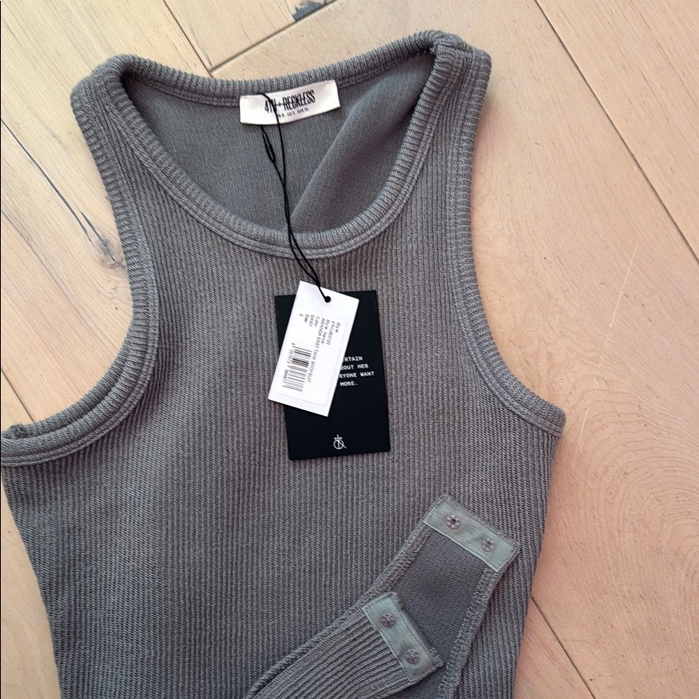 4th reckless rib tank bodysuit